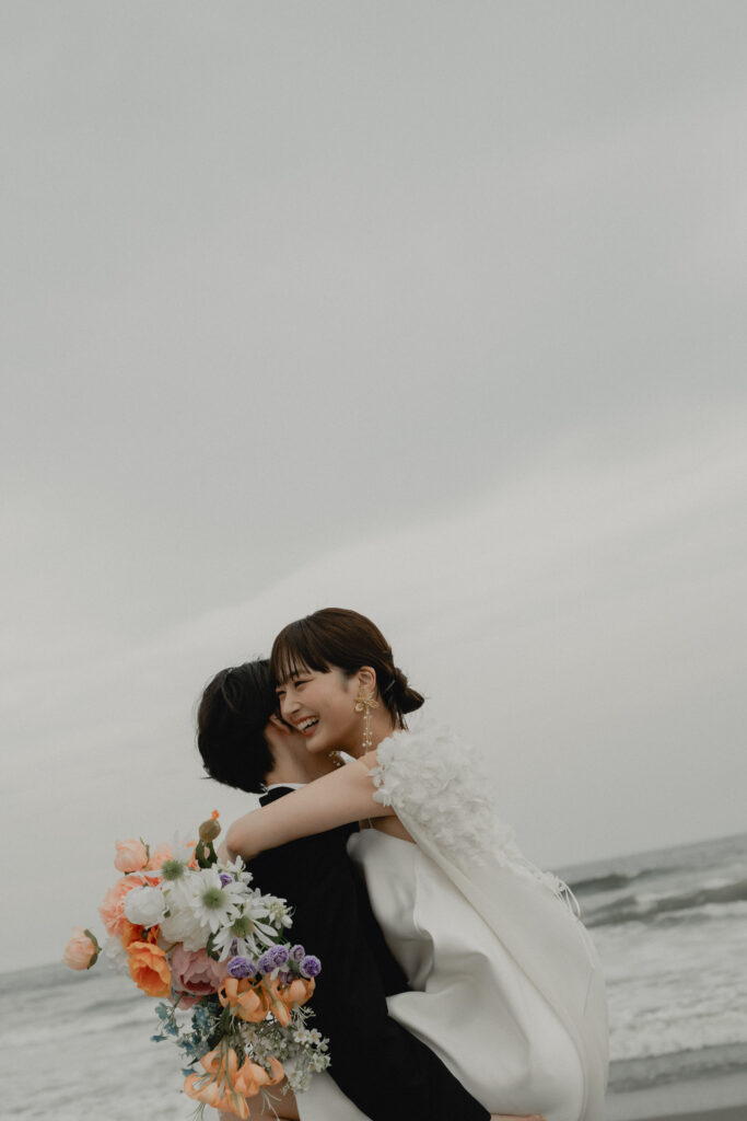 九十九里浜の前撮り事例