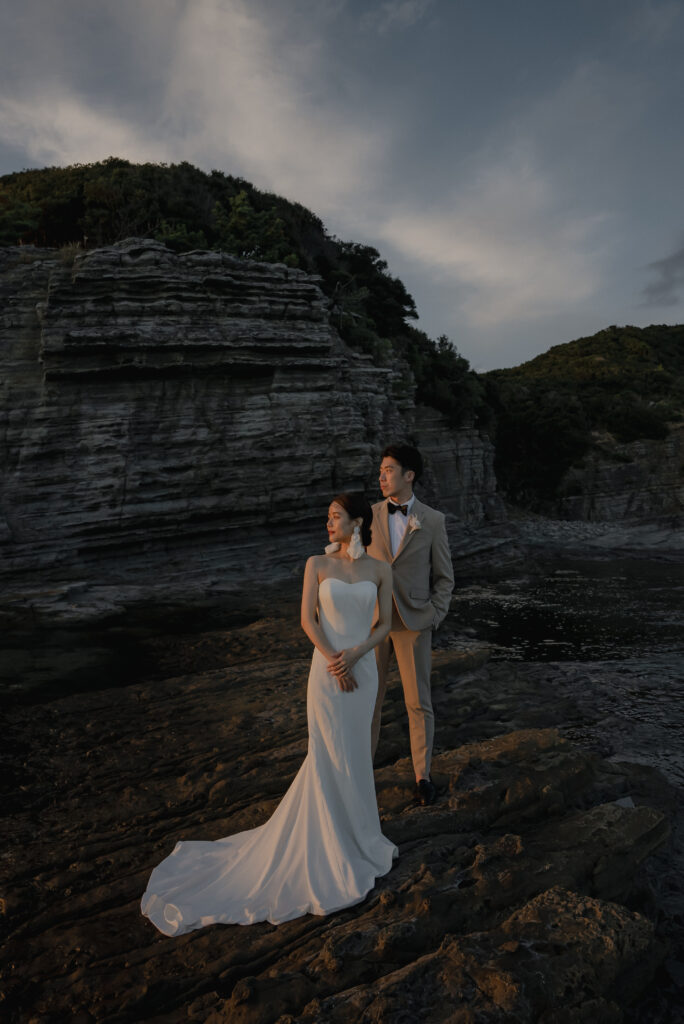 鳥毛洞窟の前撮り事例