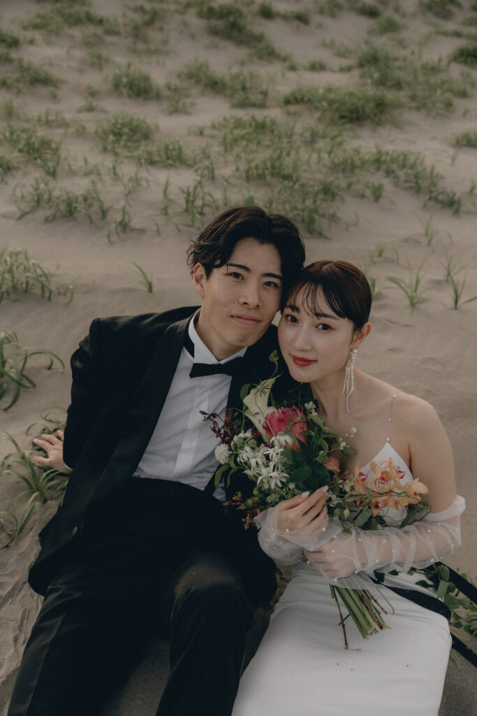 九十九里浜の前撮り事例