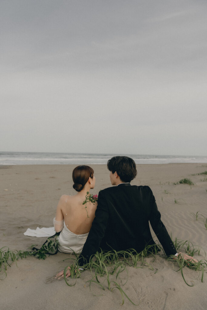 九十九里浜の前撮り事例