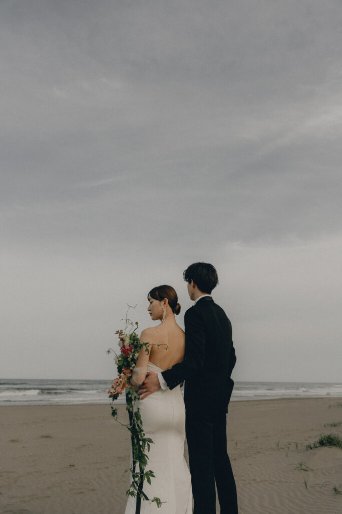 九十九里浜の前撮り事例