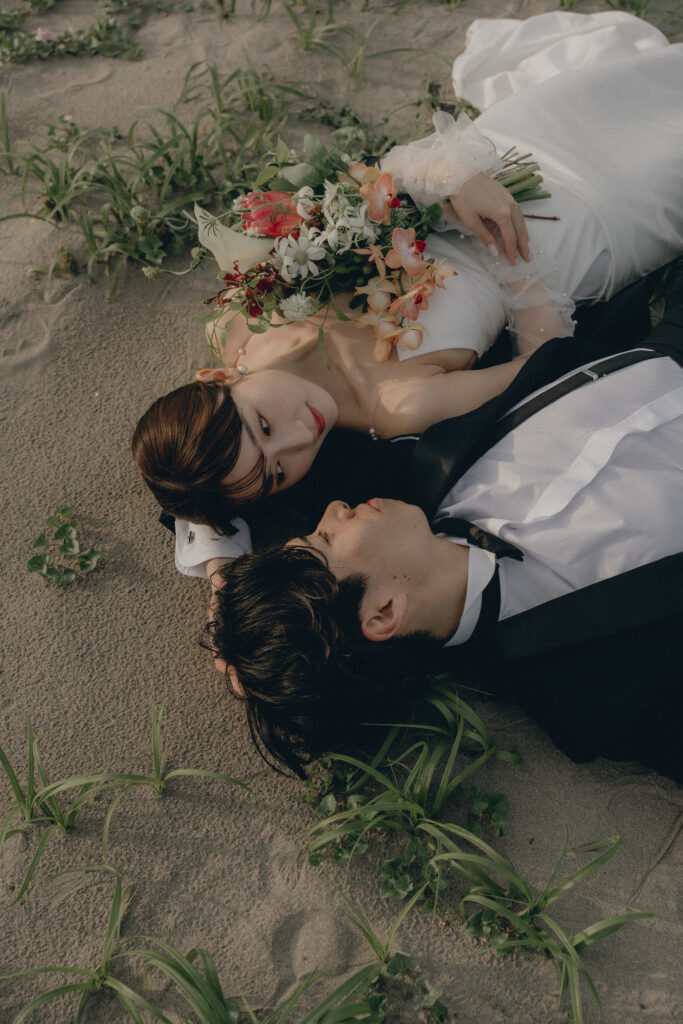 九十九里浜の前撮り事例