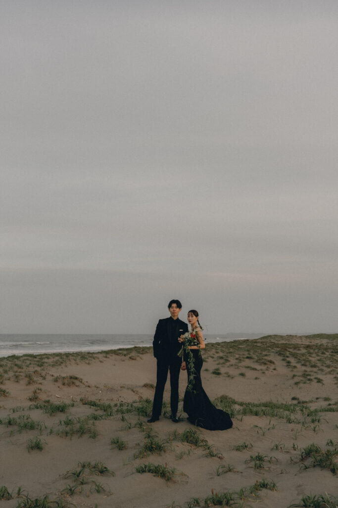 九十九里浜の前撮り事例