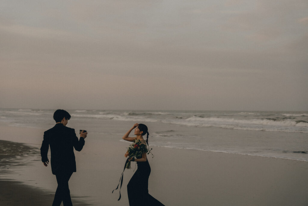 九十九里浜の前撮り事例