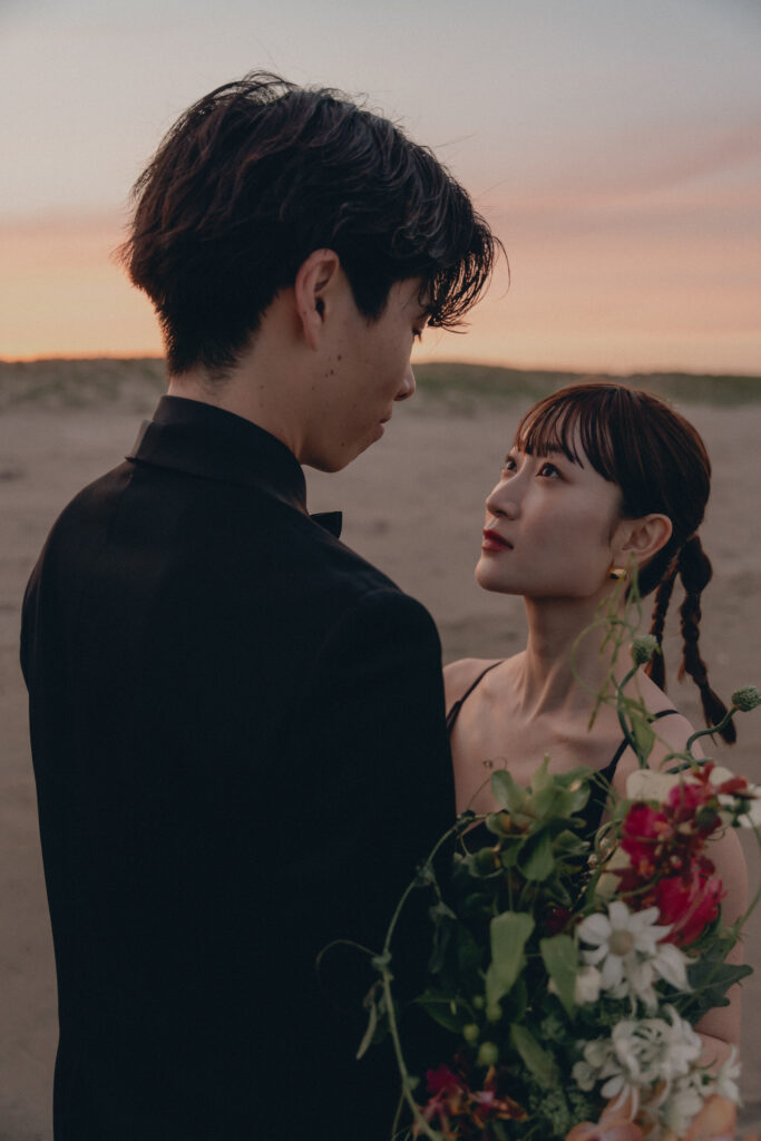 九十九里浜の前撮り事例