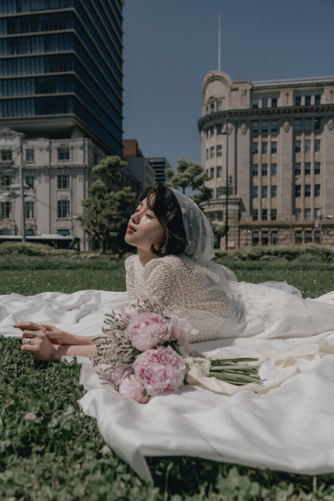 神戸元町旧居留地の前撮り事例