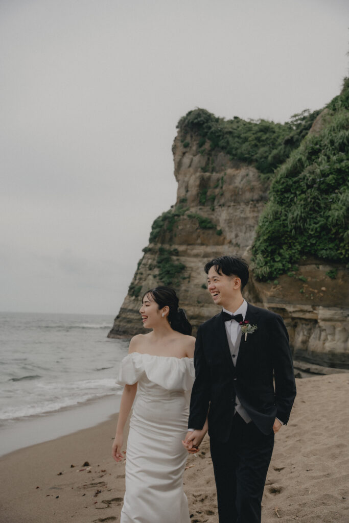 小浦海岸の前撮り事例