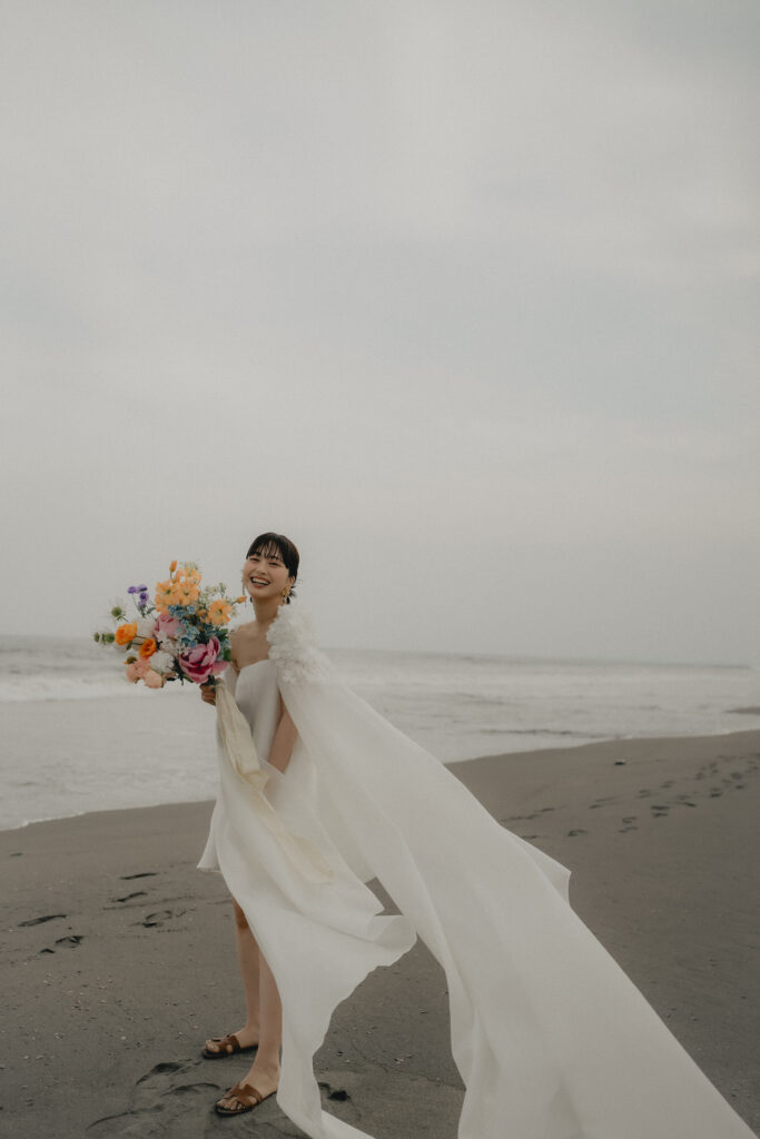 九十九里浜の前撮り事例