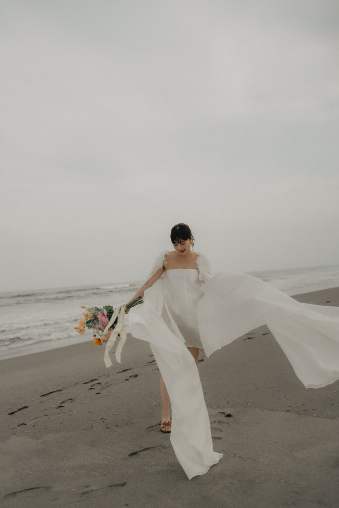 九十九里浜の前撮り事例