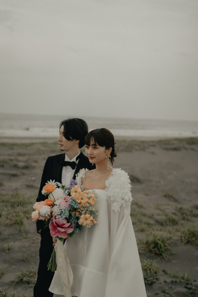 九十九里浜の前撮り事例