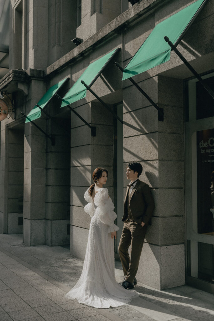 神戸元町旧居留地の前撮り事例