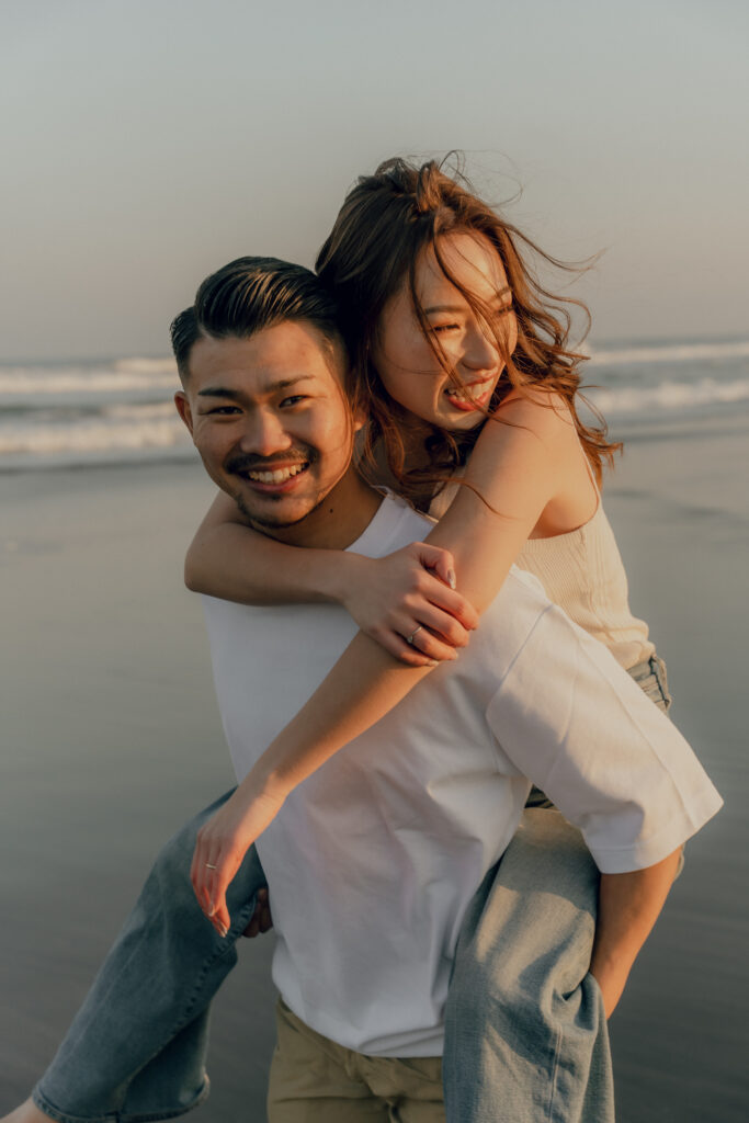 九十九里浜の前撮り事例