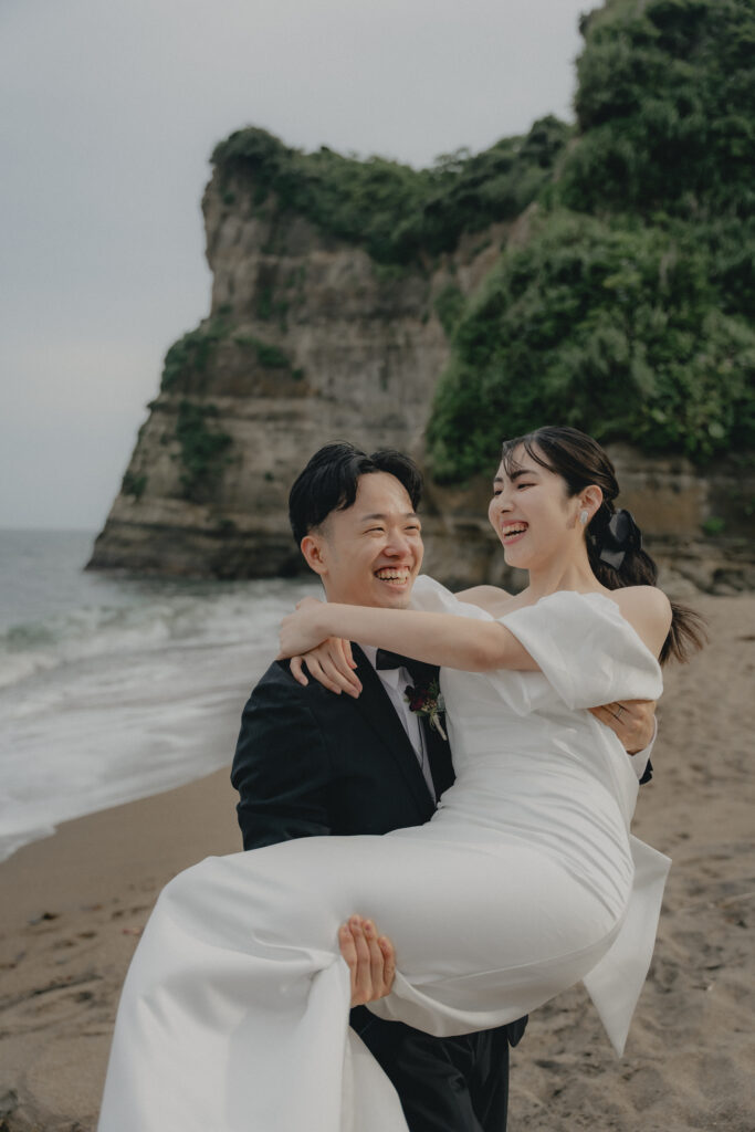 小浦海岸の前撮り事例