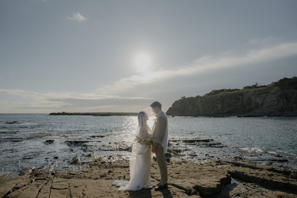 鳥毛洞窟の前撮り事例