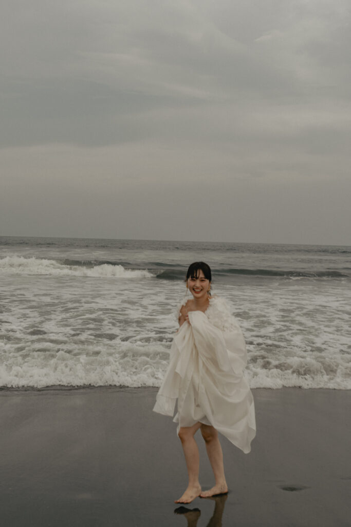 九十九里浜の前撮り事例