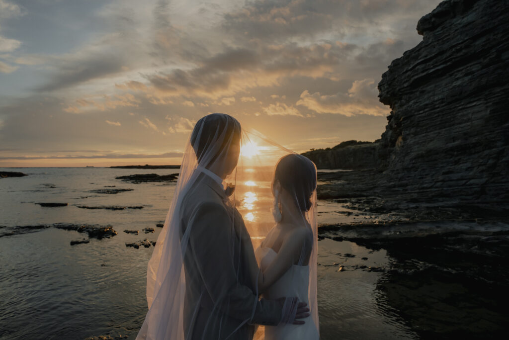 鳥毛洞窟の前撮り事例