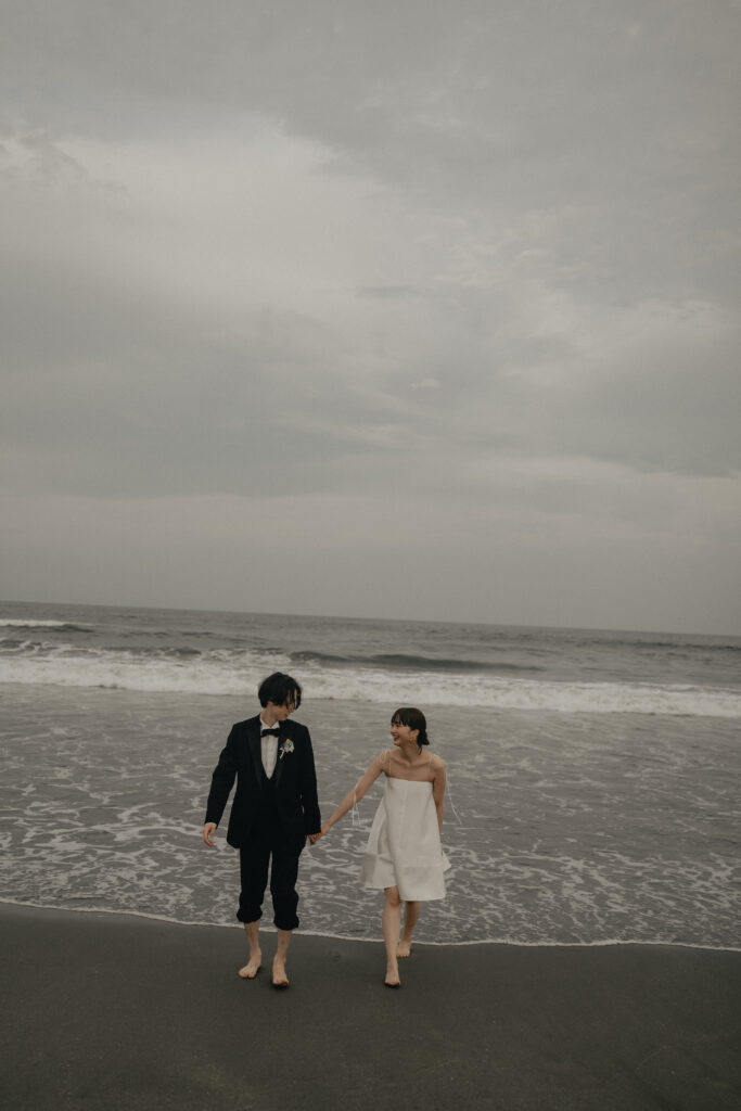 九十九里浜の前撮り事例