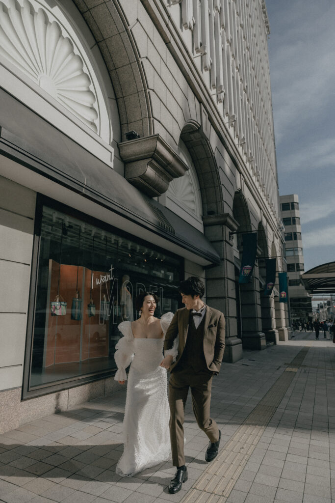 神戸元町旧居留地の前撮り事例