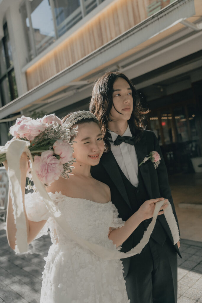 神戸元町旧居留地の前撮り事例