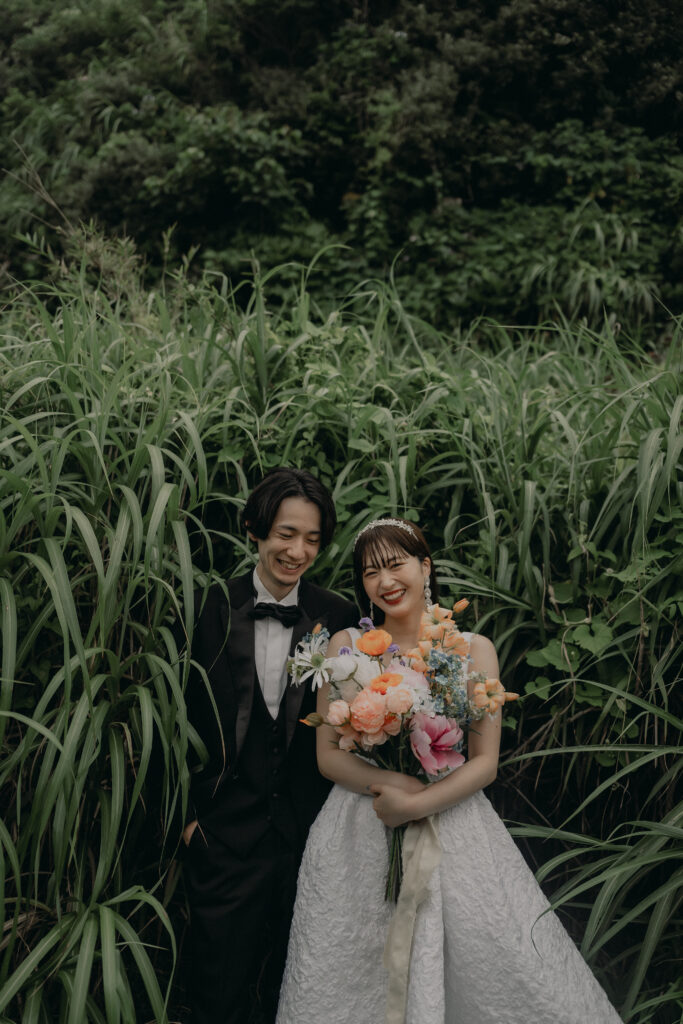 小浦海岸の前撮り事例