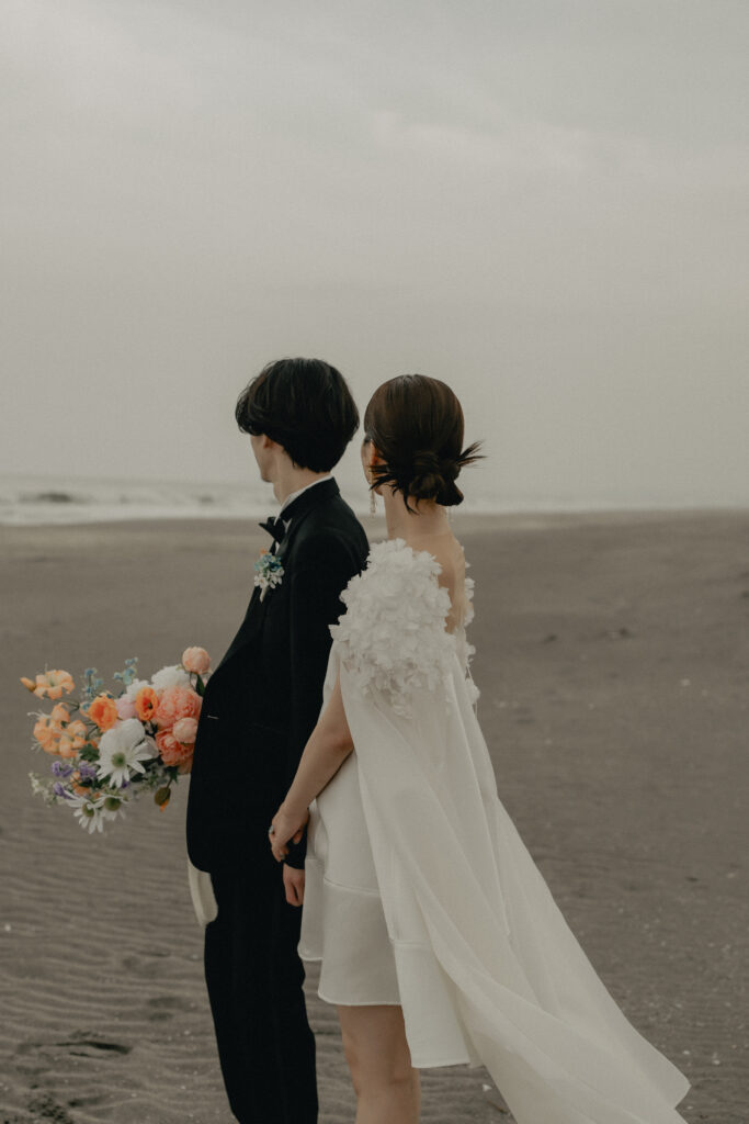 九十九里浜の前撮り事例