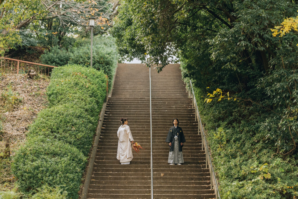 大阪城公園の前撮り事例