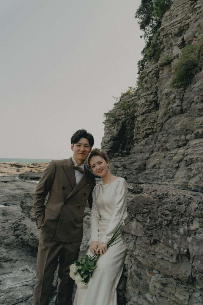 鳥毛洞窟の前撮り事例