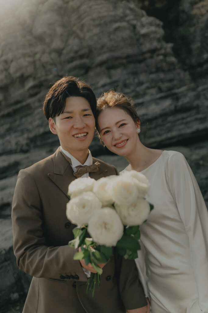 鳥毛洞窟の前撮り事例