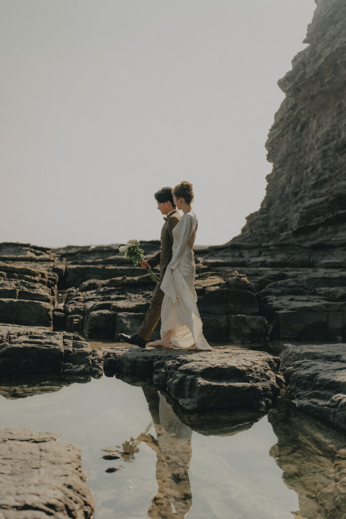 鳥毛洞窟の前撮り事例