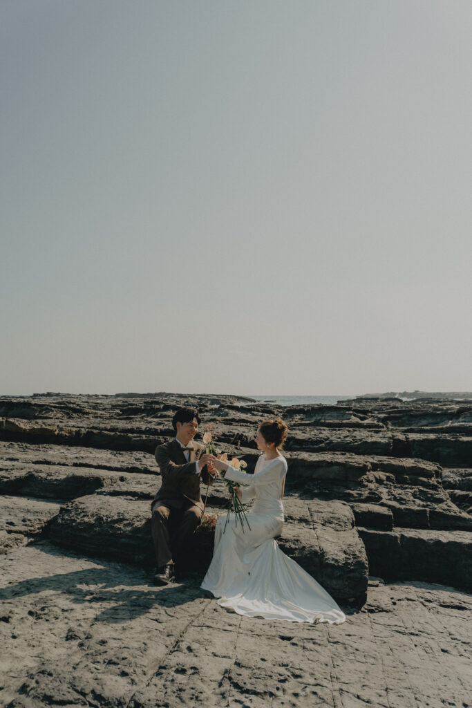 鳥毛洞窟の前撮り事例