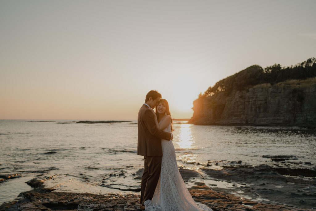 鳥毛洞窟の前撮り事例