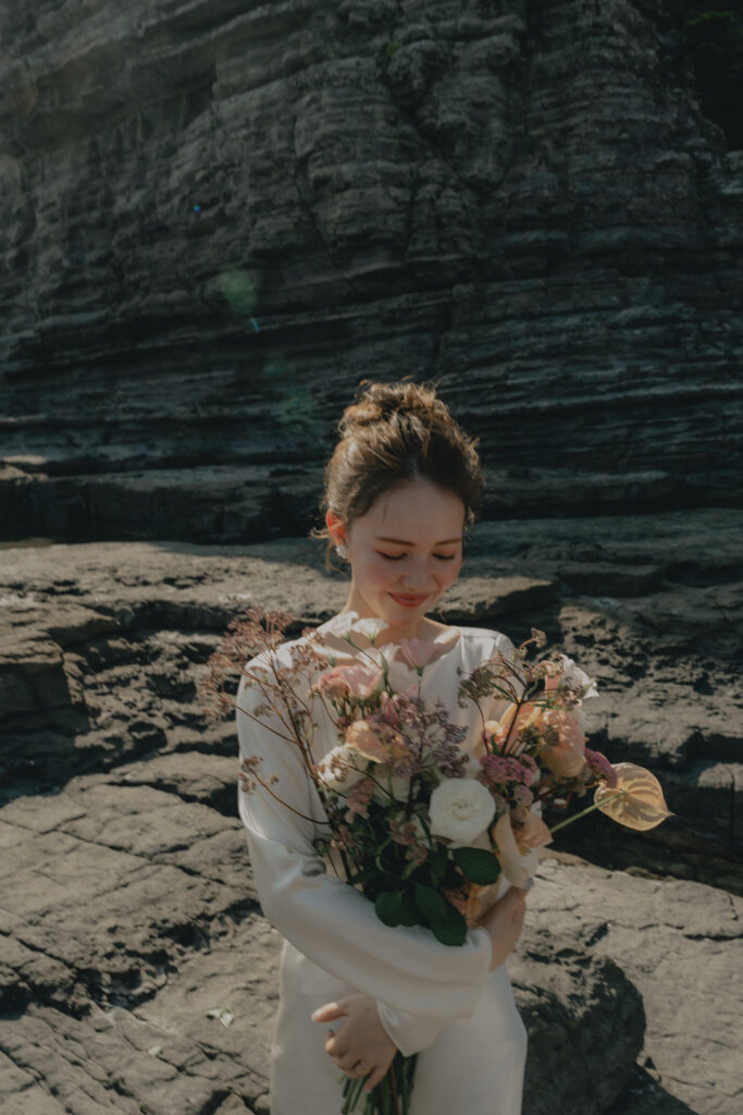 鳥毛洞窟の前撮り事例