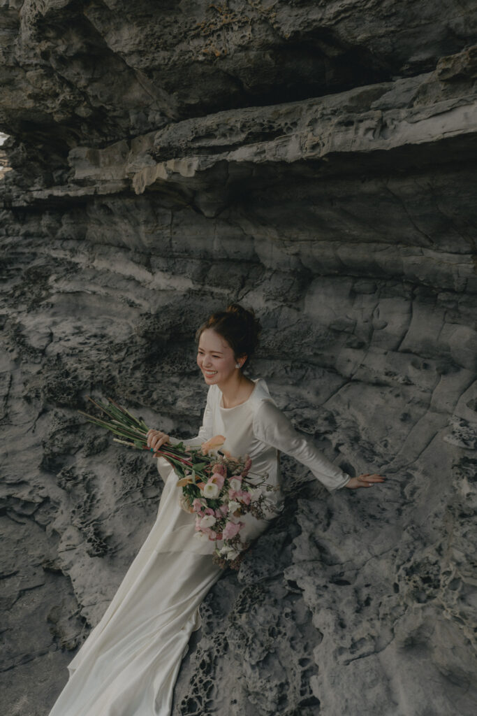 鳥毛洞窟の前撮り事例