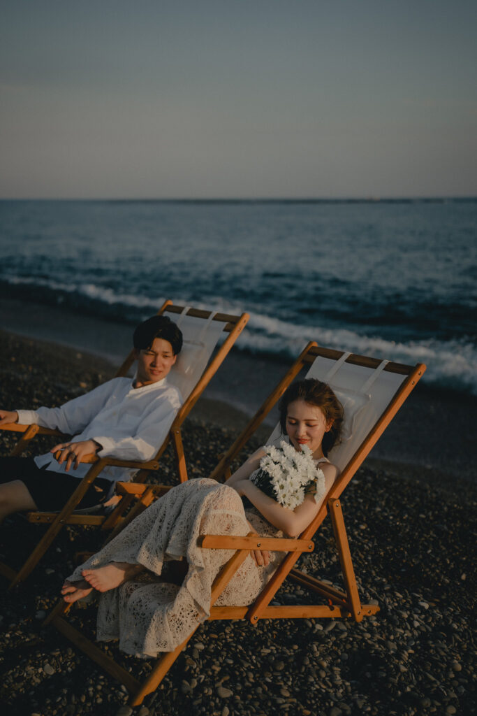 鳥毛洞窟の前撮り事例