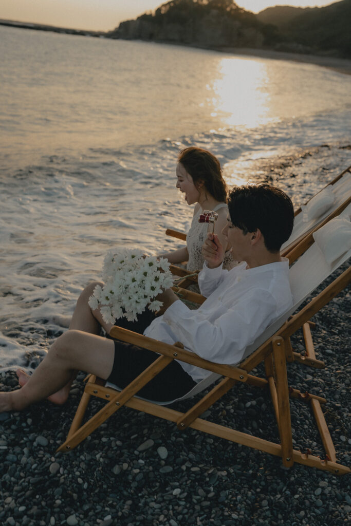 鳥毛洞窟の前撮り事例