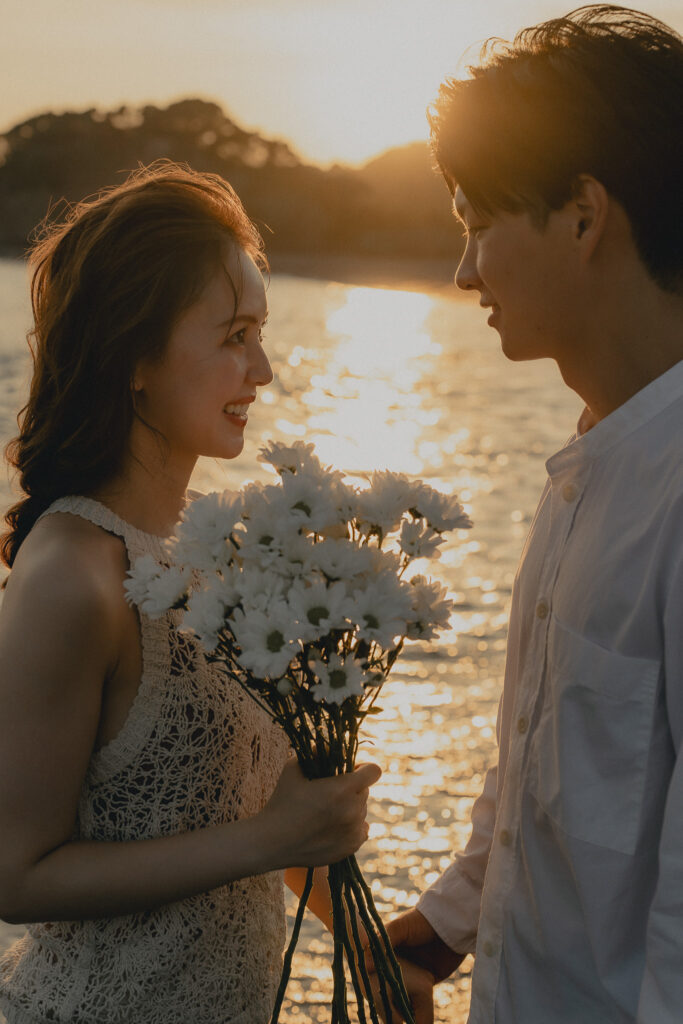 鳥毛洞窟の前撮り事例