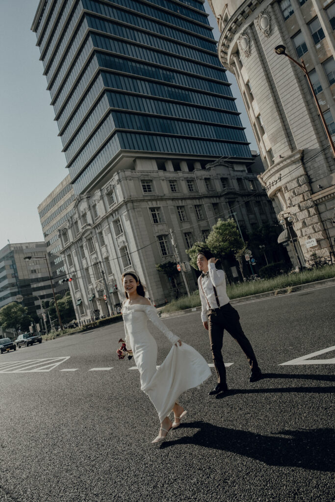 神戸元町旧居留地（MACHIRO)の前撮り事例
