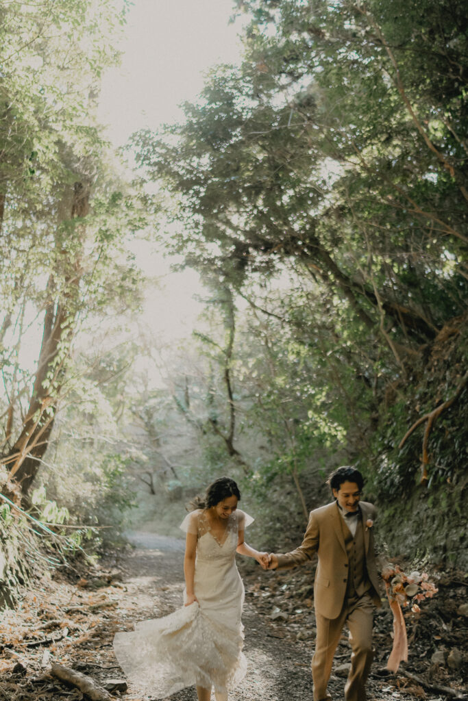 小浦海岸の前撮り事例