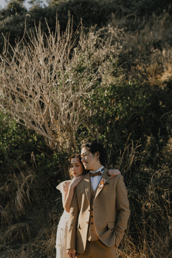 小浦海岸の前撮り事例