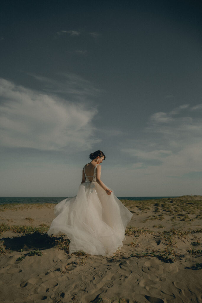 九十九里浜の前撮り事例