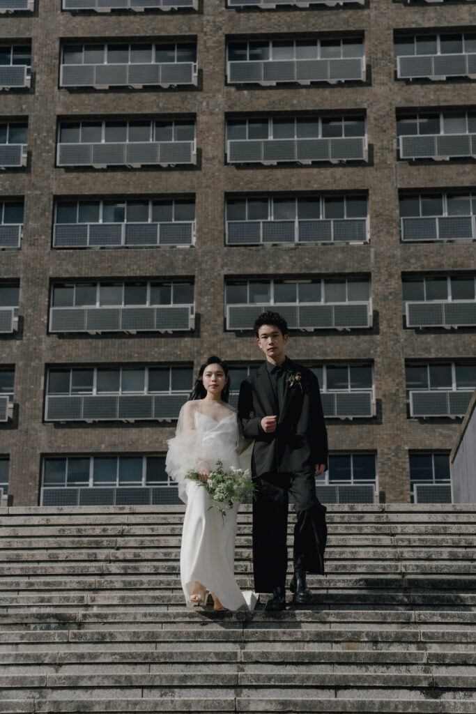 神戸県庁前（MACHIRO)の前撮り事例