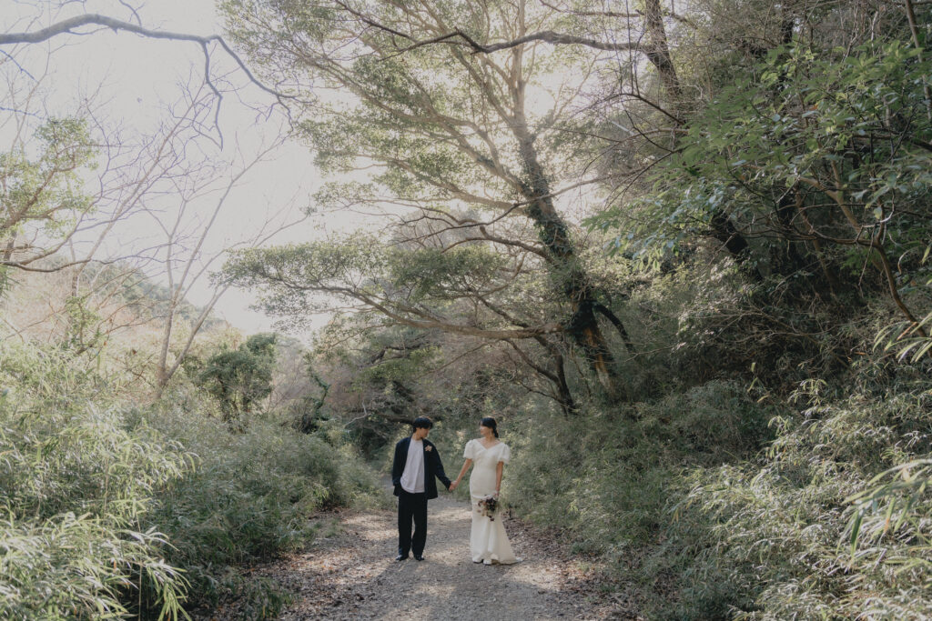 小浦海岸の前撮り事例