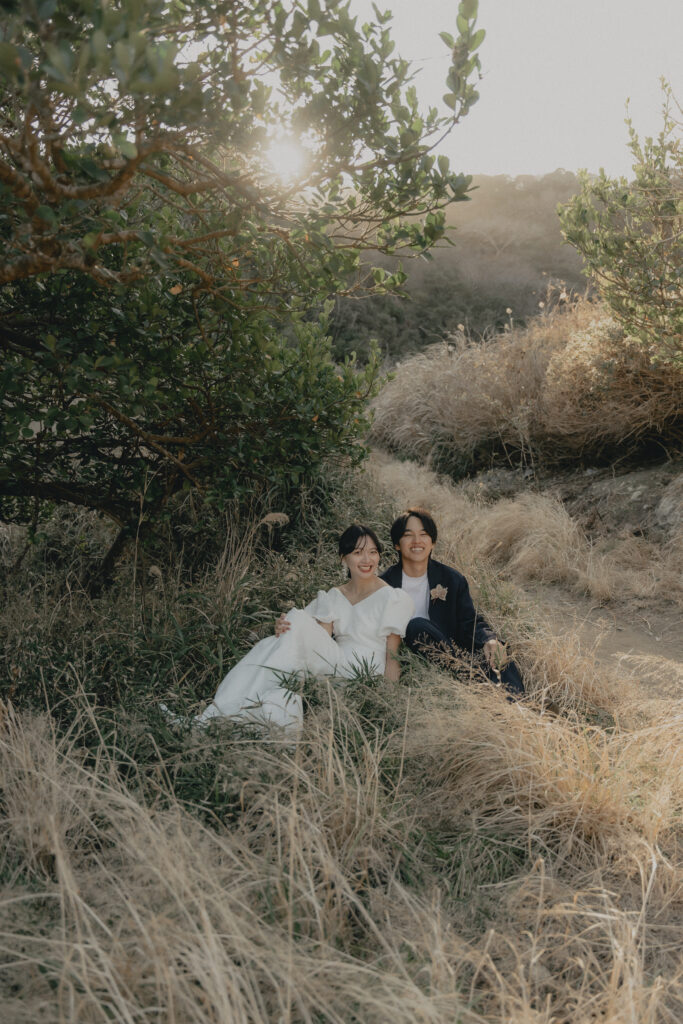 小浦海岸の前撮り事例