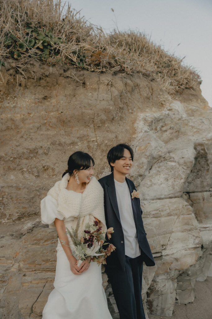 小浦海岸の前撮り事例