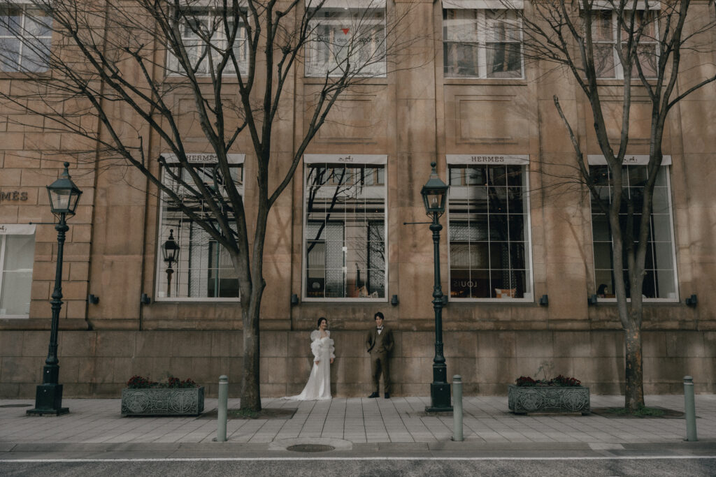 神戸元町旧居留地の前撮り事例