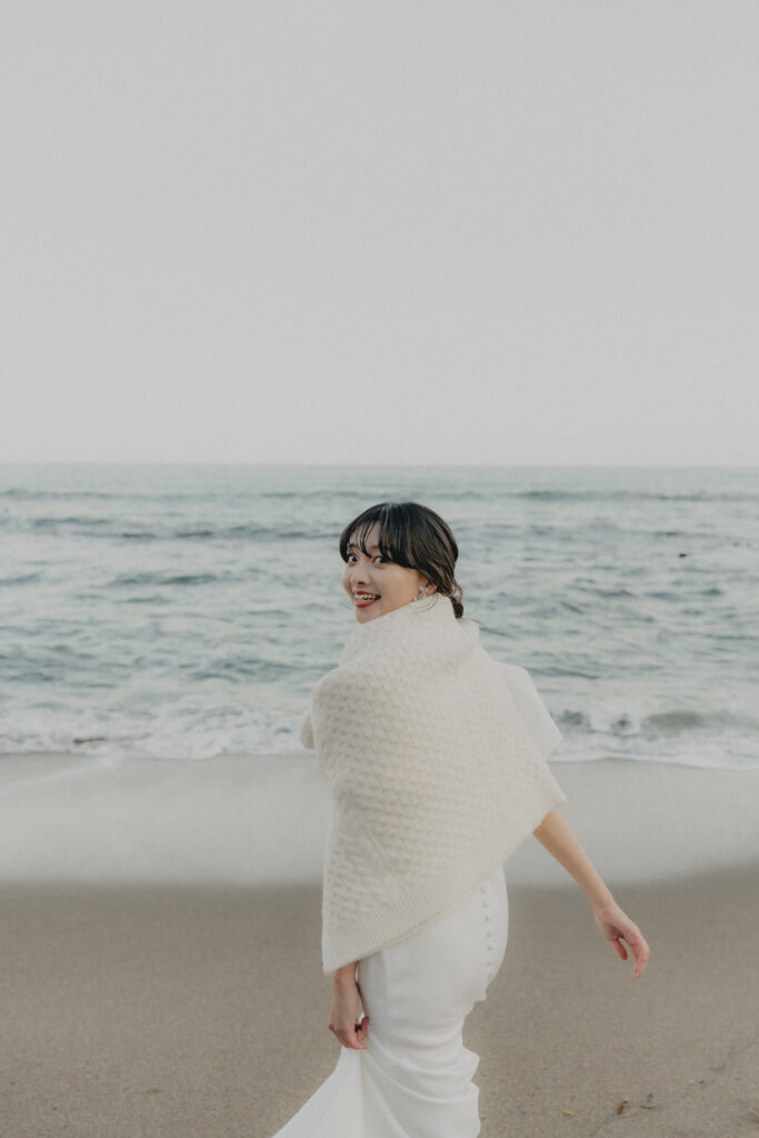 小浦海岸の前撮り事例