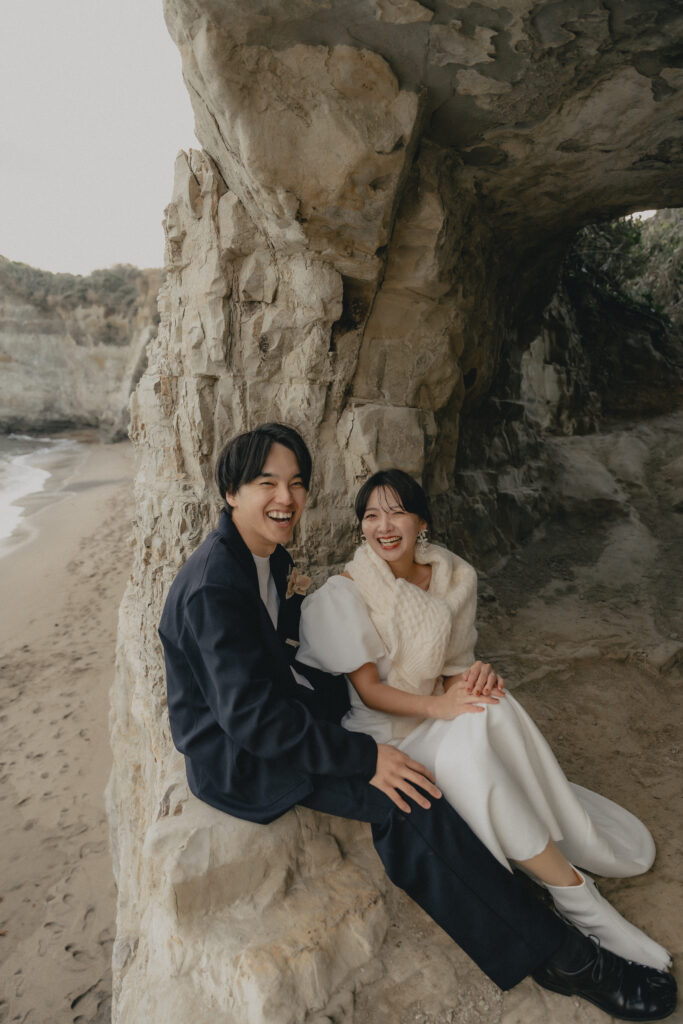 小浦海岸の前撮り事例