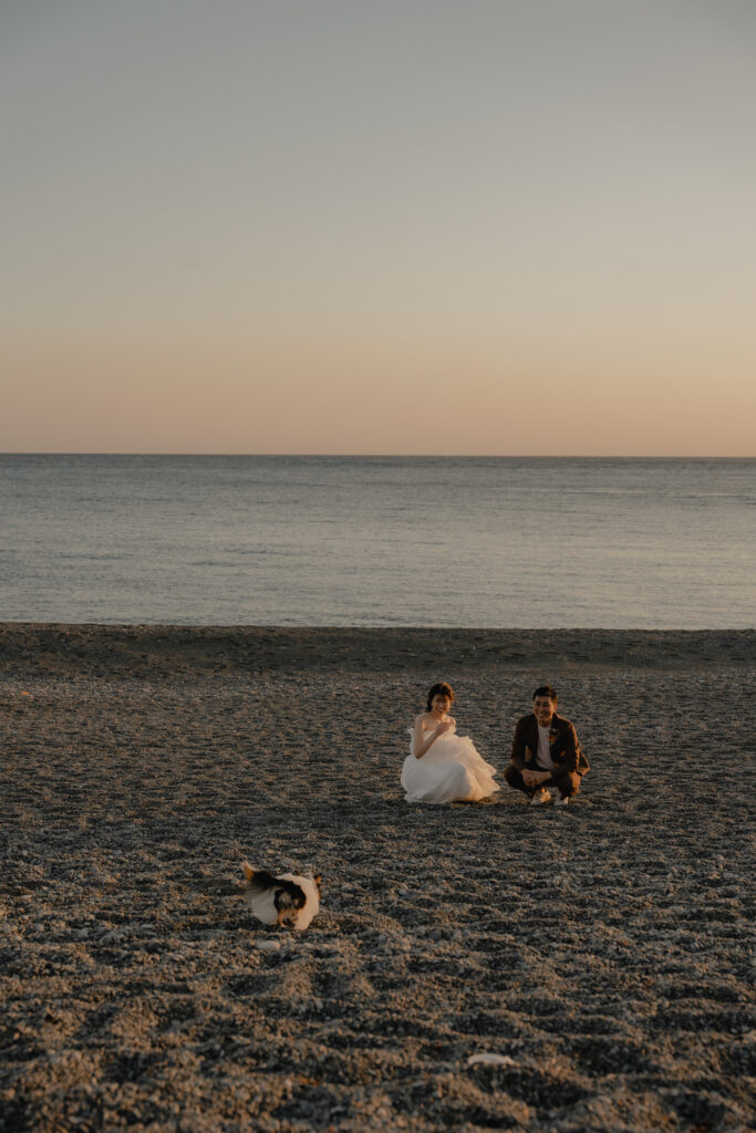 鳥毛洞窟の前撮り事例