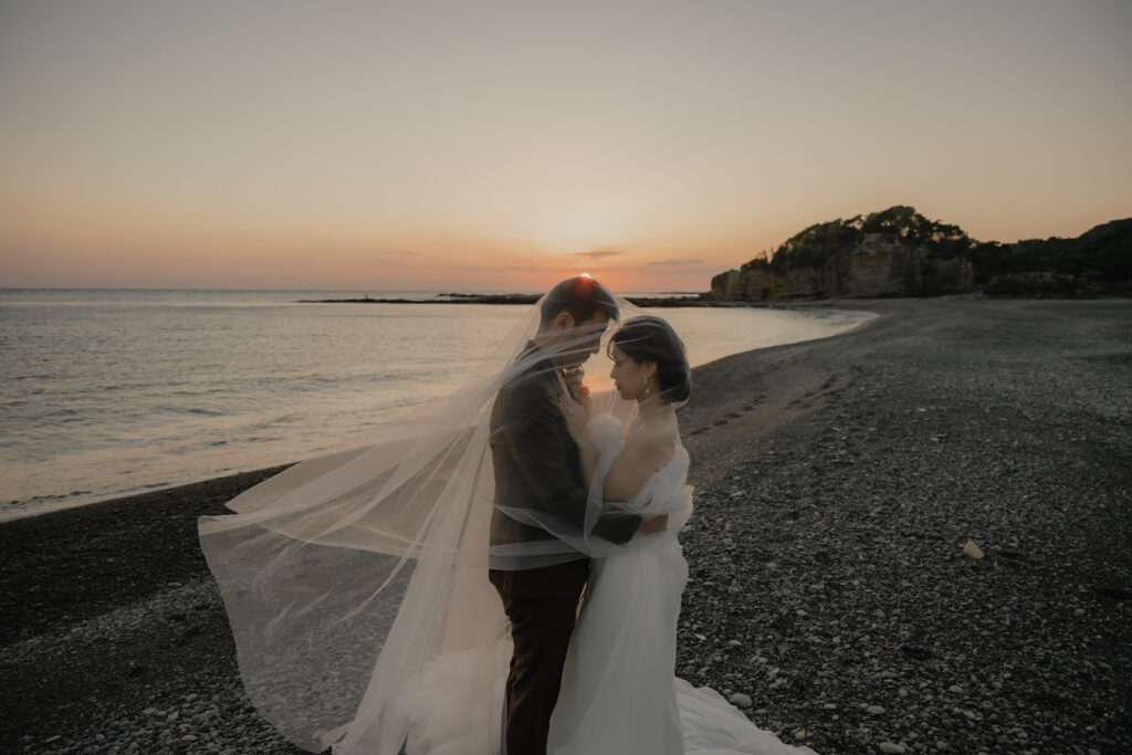 鳥毛洞窟の前撮り事例