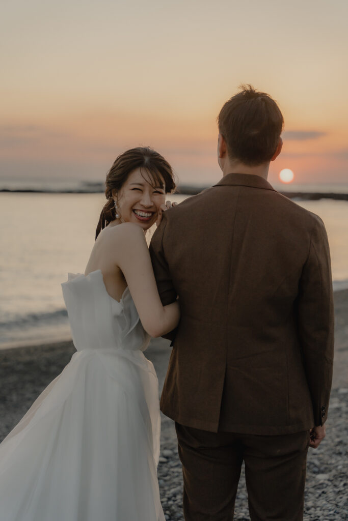 鳥毛洞窟の前撮り事例